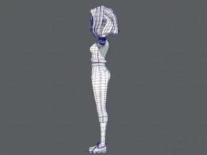 base womanv05 clothing v01 3D Model
