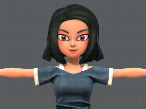 base womanv05 clothing v01 3D Model