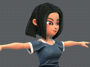 base womanv05 clothing v01 3D Model