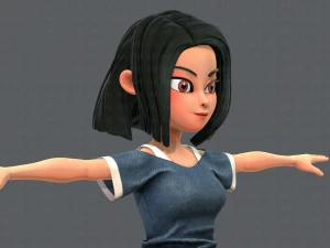 base womanv05 clothing v01 3D Model
