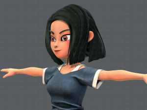 base womanv05 clothing v01 3D Model