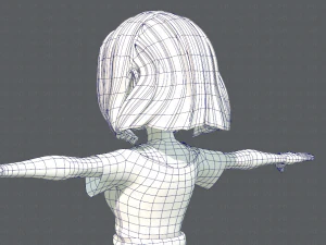 base womanv05 clothing v01 3D Model