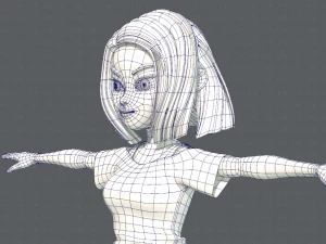 base womanv05 clothing v01 3D Model