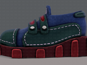 shoes cartoonv33 Modelo 3D