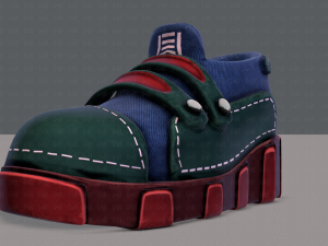 shoes cartoonv33 Modelo 3D
