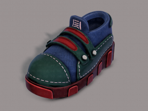 shoes cartoonv33 Modelo 3D