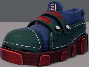 shoes cartoonv33 Modelo 3D