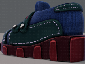 shoes cartoonv33 Modelo 3D