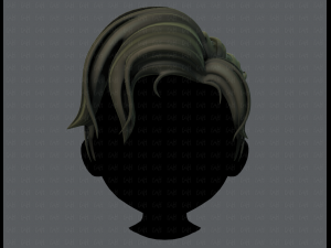 3d hair style for boy v44 Modello 3D