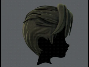 3d hair style for boy v44 3D Model