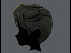 3d hair style for boy v44 Modello 3D