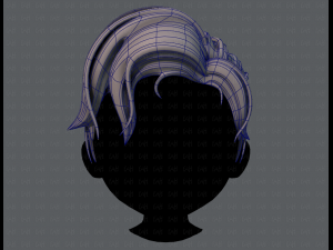 3d hair style for boy v44 Modello 3D