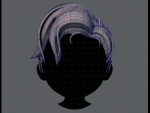 3d hair style for boy v44 3D Model