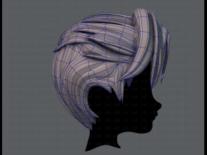 3d hair style for boy v44 Modello 3D