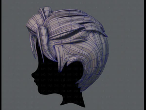 3d hair style for boy v44 3D Model