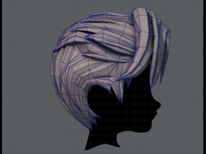 3d hair style for boy v44 Modello 3D