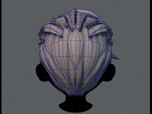 3d hair style for boy v44 3D Model