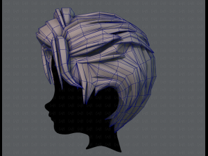 3d hair style for boy v44 Modello 3D