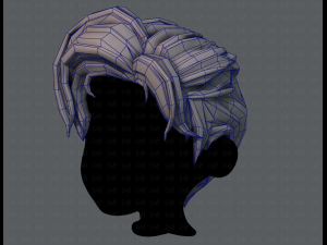 3d hair style for boy v44 Modello 3D