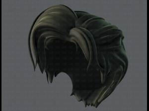 3d hair style for boy v44 Modello 3D