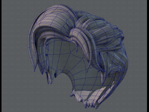 3d hair style for boy v44 Modello 3D
