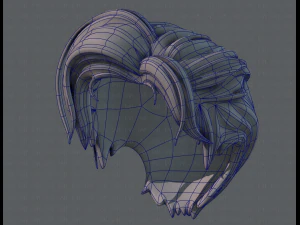 3d hair style for boy v44 3D Model