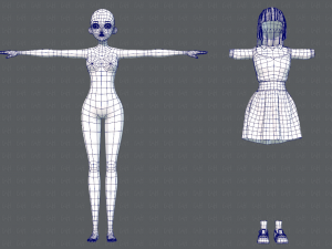 base womanv06 clothing v01 Modèle 3D