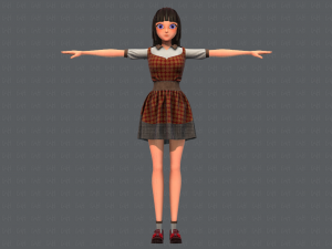 base womanv06 clothing v01 Modèle 3D
