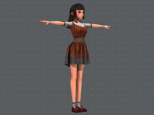 base womanv06 clothing v01 Modèle 3D