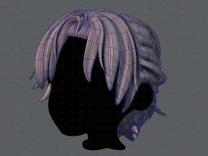 3d hair style for boy v45 3D Model