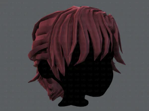 3d hair style for boy v45 3D Model