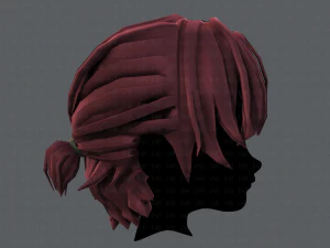 3d hair style for boy v45 3D Model