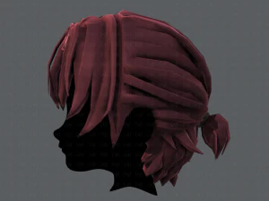 3d hair style for boy v45 3D Model