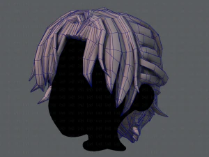 3d hair style for boy v45 3D Model