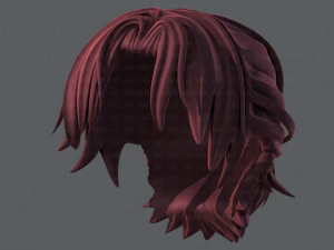3d hair style for boy v45 3D Model