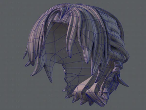 3d hair style for boy v45 3D Model