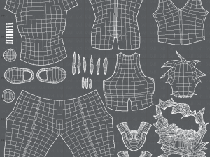 base manv06 clothing v01 3D Модель
