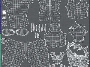 base manv06 clothing v01 3D Model