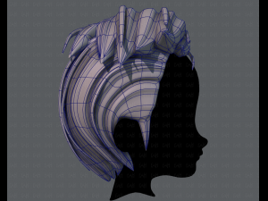 3d hair style for boy v46 3D 모델