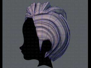 3d hair style for boy v46 3D 모델