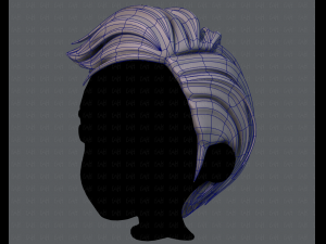 3d hair style for boy v46 3D 모델