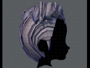 3d hair style for boy v46 3D 모델