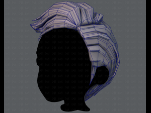 3d hair style for boy v46 3D 모델