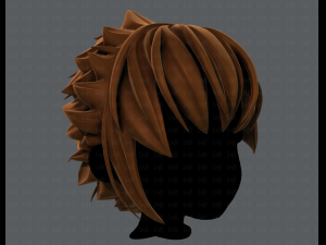3d hair style for boy v47 Model 3D
