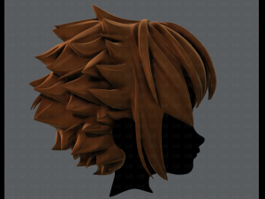 3d hair style for boy v47 Model 3D