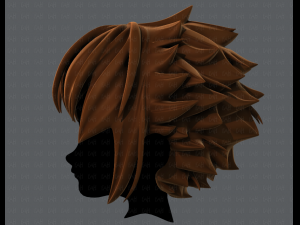 3d hair style for boy v47 Model 3D
