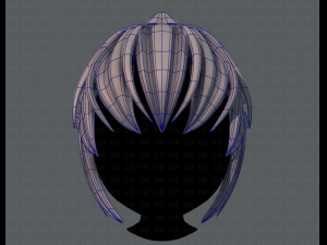 3d hair style for boy v47 Model 3D