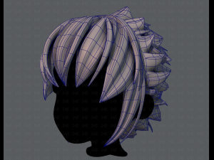 3d hair style for boy v47 Model 3D