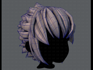 3d hair style for boy v47 Model 3D