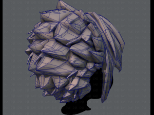 3d hair style for boy v47 Model 3D